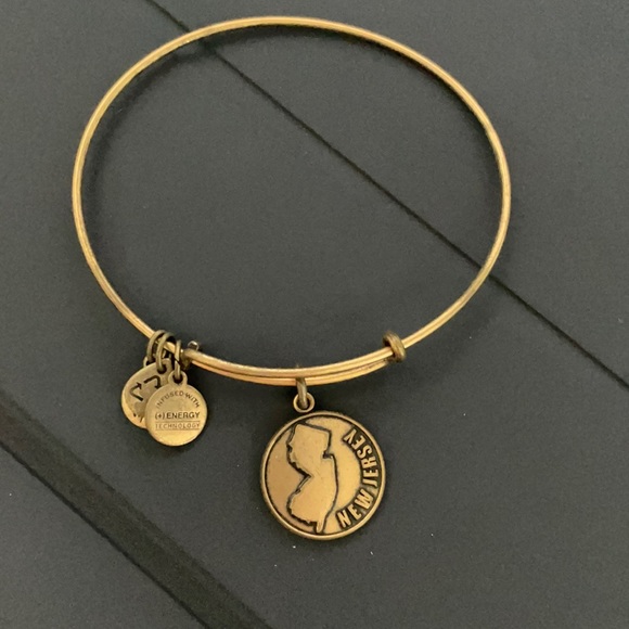 Alex and Ani Jewelry - Alex and Ani gold New Jersey charm bangle